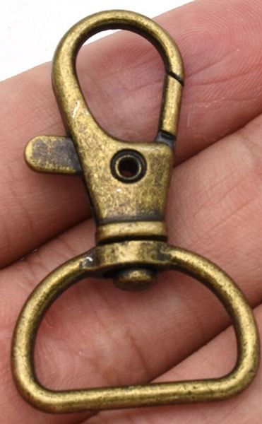 Hovedbilde Nøkkelring karabin, messingfarget