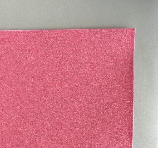 Hovedbilde Mosgummi med glitter, lys rosa