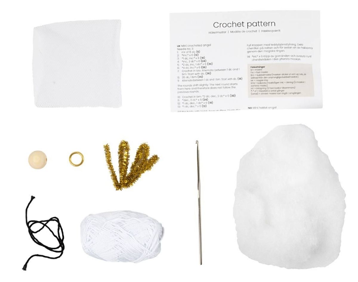 DIY-kit: hekling engel 