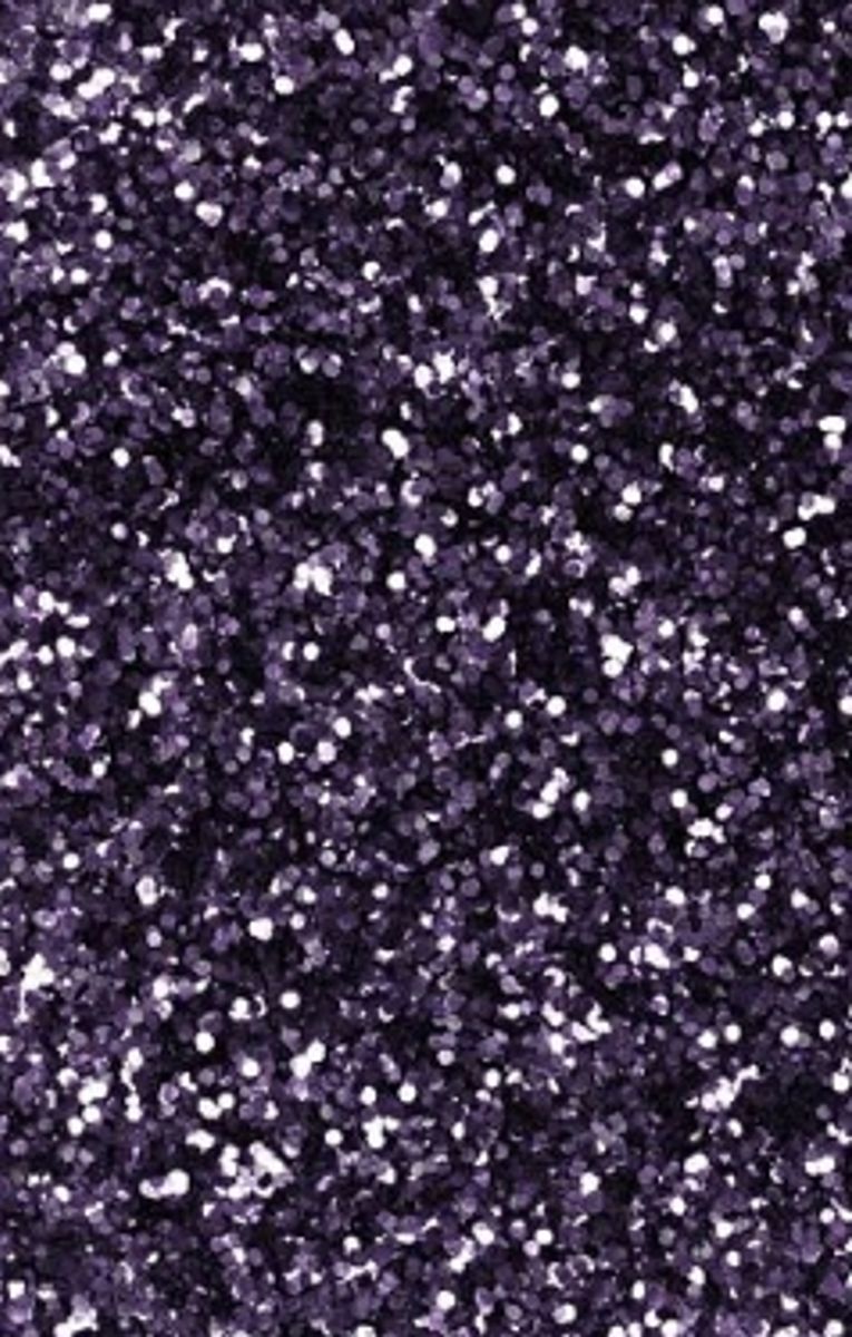 Glitter, biologisk nedbrytbart, LILLA