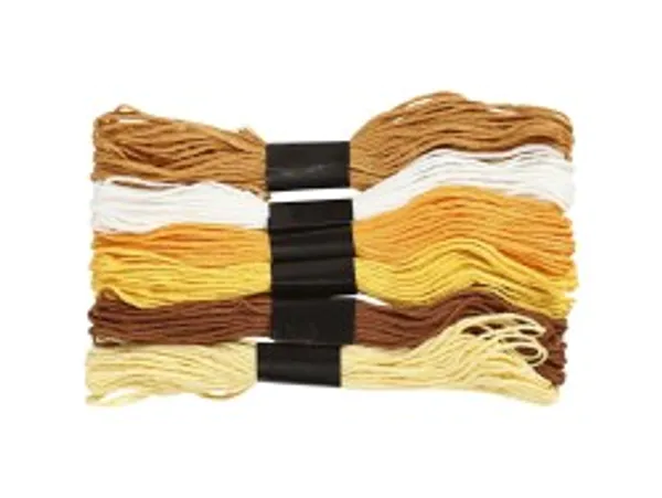 Hovedbilde Harmoni i gylne toner - broderigarn