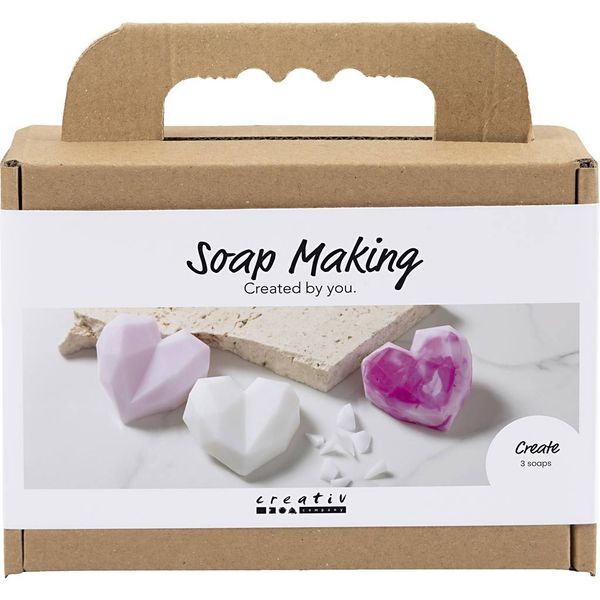 Hovedbilde Mini DIY Kit, Såpefremstilling, Hjerter
