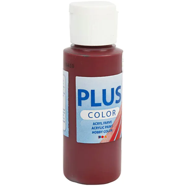 Hovedbilde Plus Color hobbymaling, bordeaux 60 ml