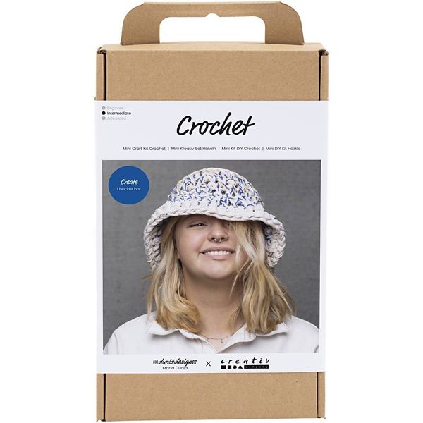 Hovedbilde Start DIY kit hekling, bøttehatt