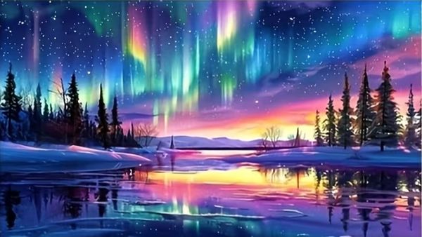 Hovedbilde Stemningsfull himmel, 35 x 25 cm