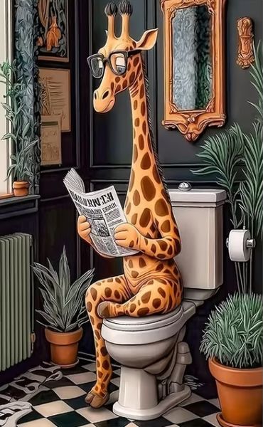Hovedbilde Giraff, 15 x 25 cm