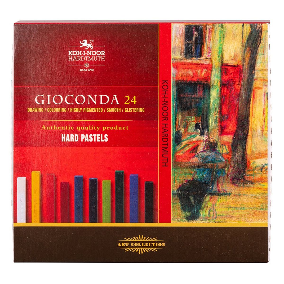 Koh-i-Noor Gioconda Hard Pastell, 24 farger