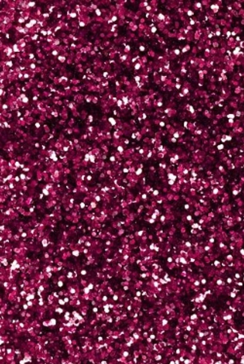 Glitter, biologisk nedbrytbart, PINK